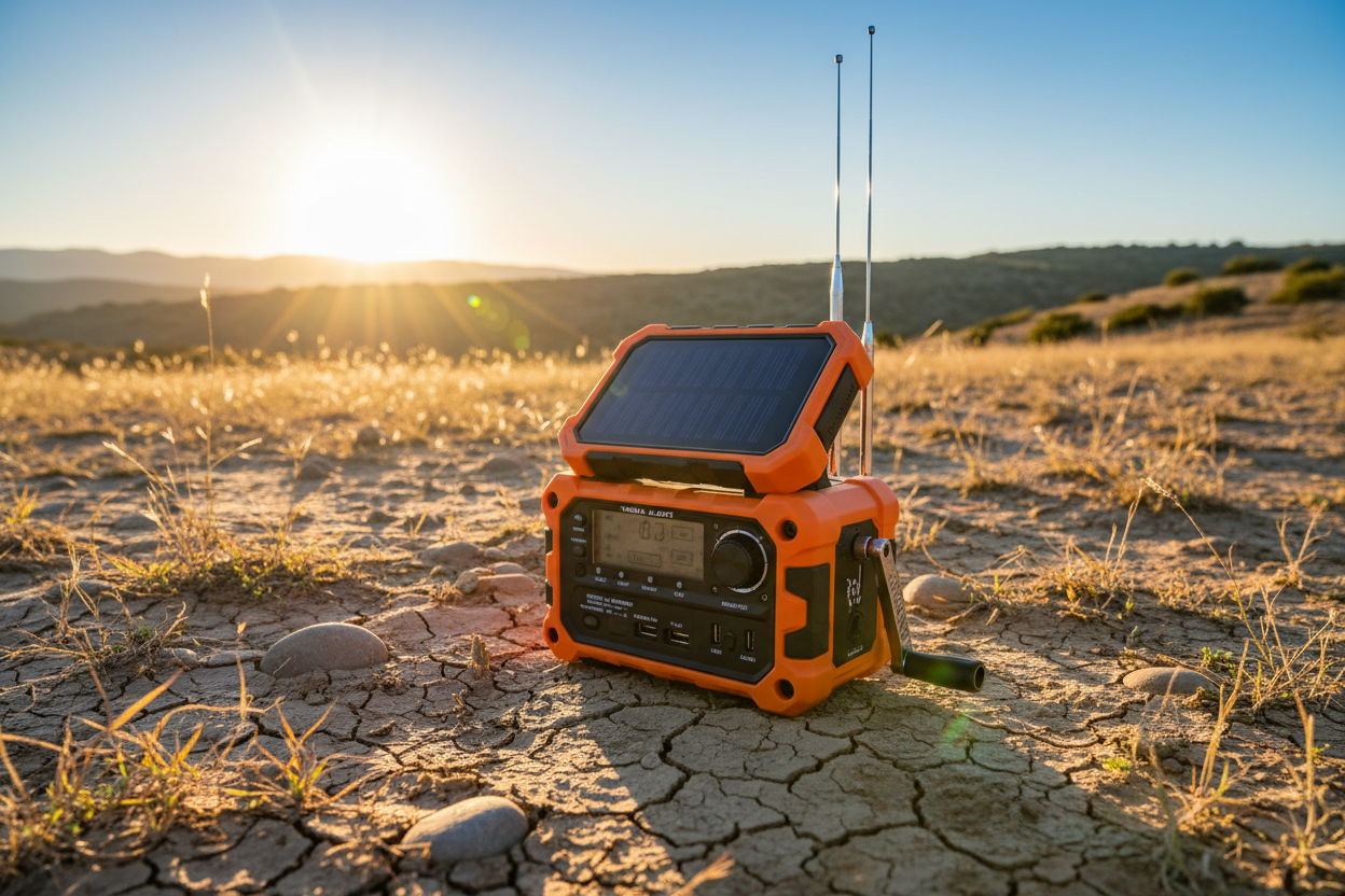 Noodradio Zonne Paneel