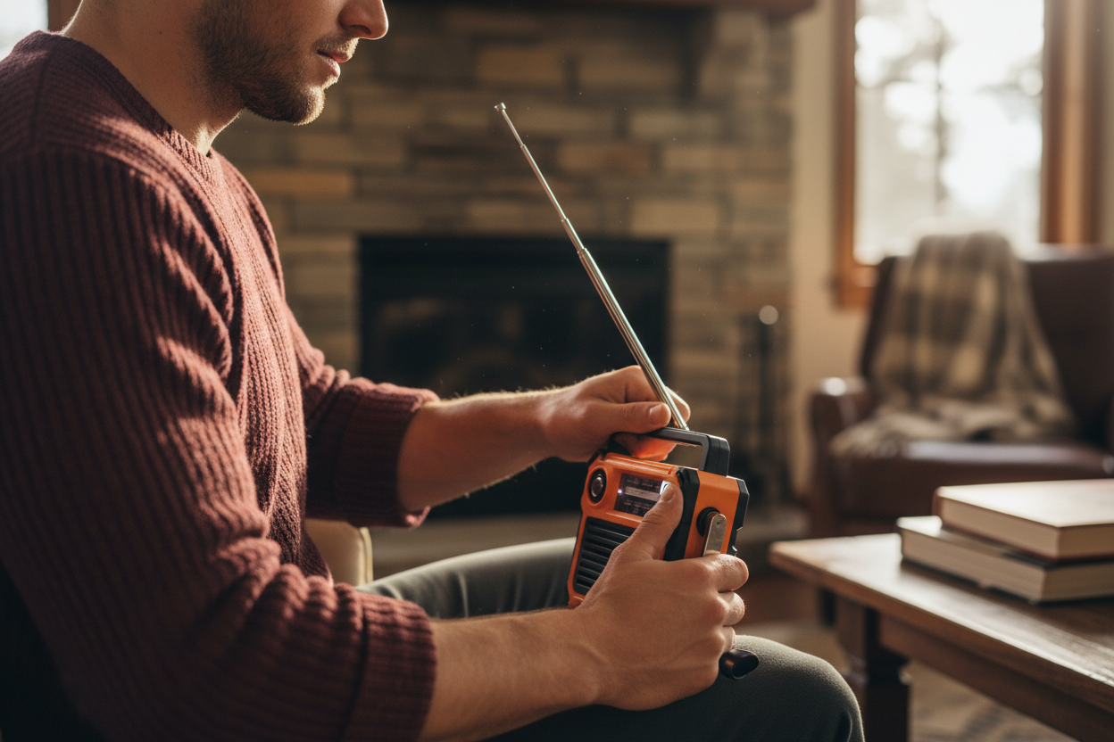 Noodradio Opwindbaar